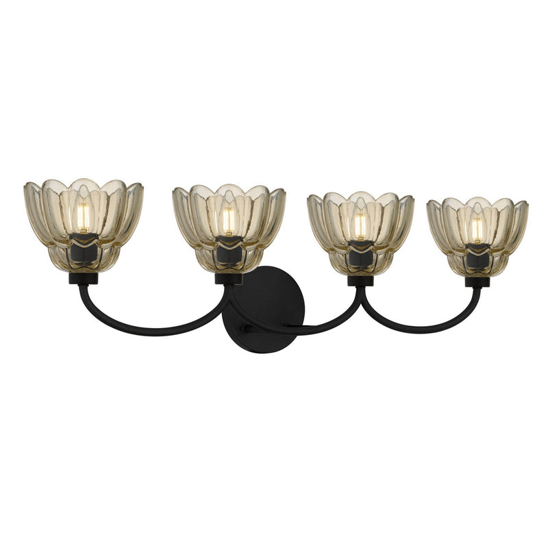 Quoizel WHP8631MC Four Light Vanity, Mottled Cocoa