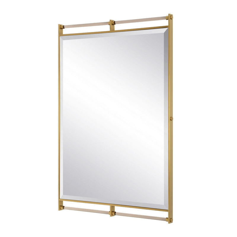 Uttermost 08318 Mirror, Antique Brass