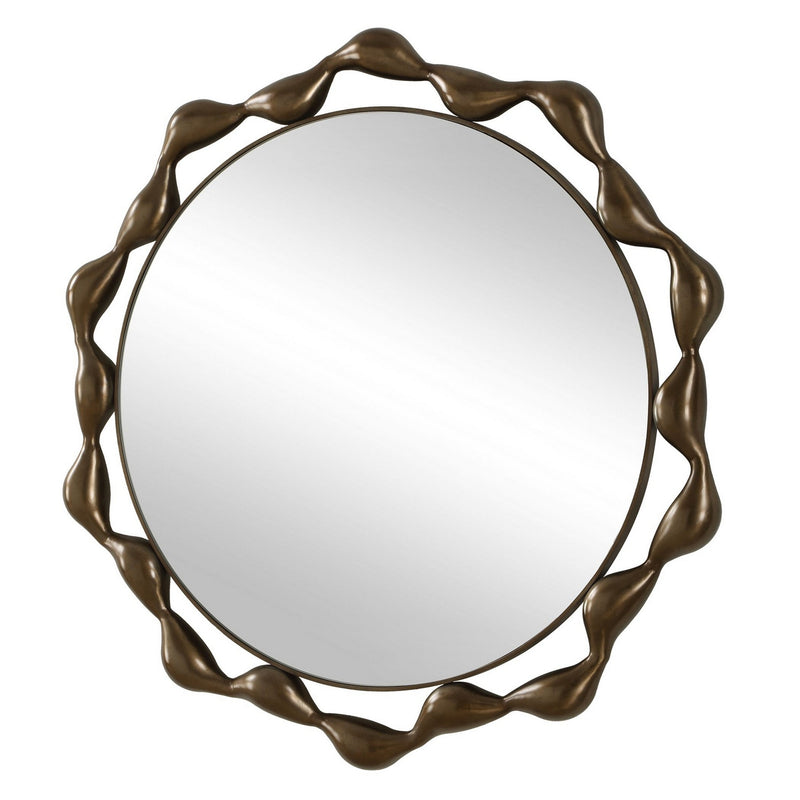 Uttermost 08324 Mirror, Plated Warm Bronze