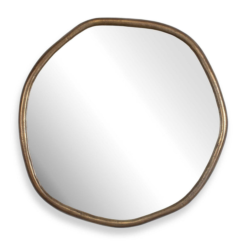 Uttermost 08363 Mirror, Antique Brass