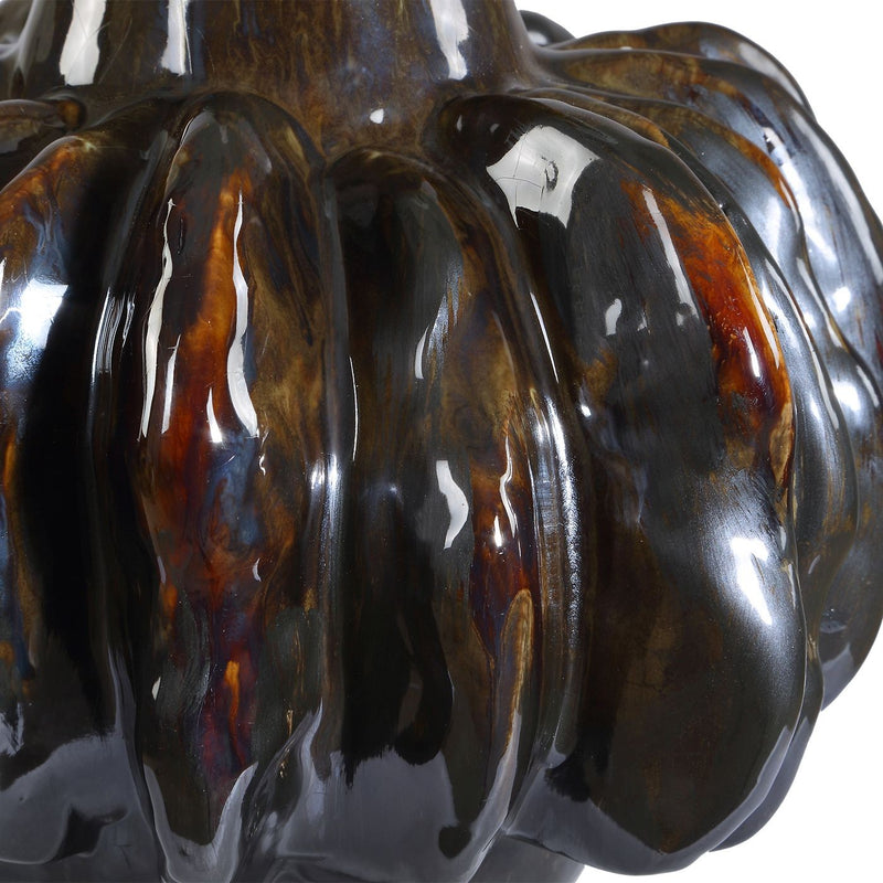 Uttermost 18313 Vases Set/2, Brown And Bronze