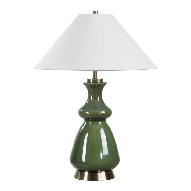 Uttermost 30587-1 One Light Table Lamp, Brass