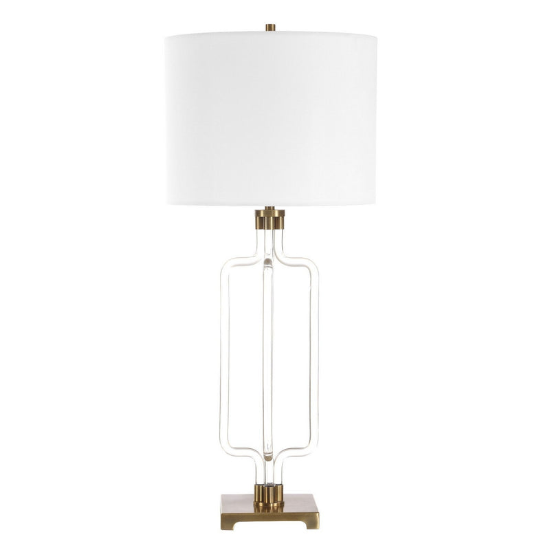 Uttermost 30590 One Light Table Lamp, Brass