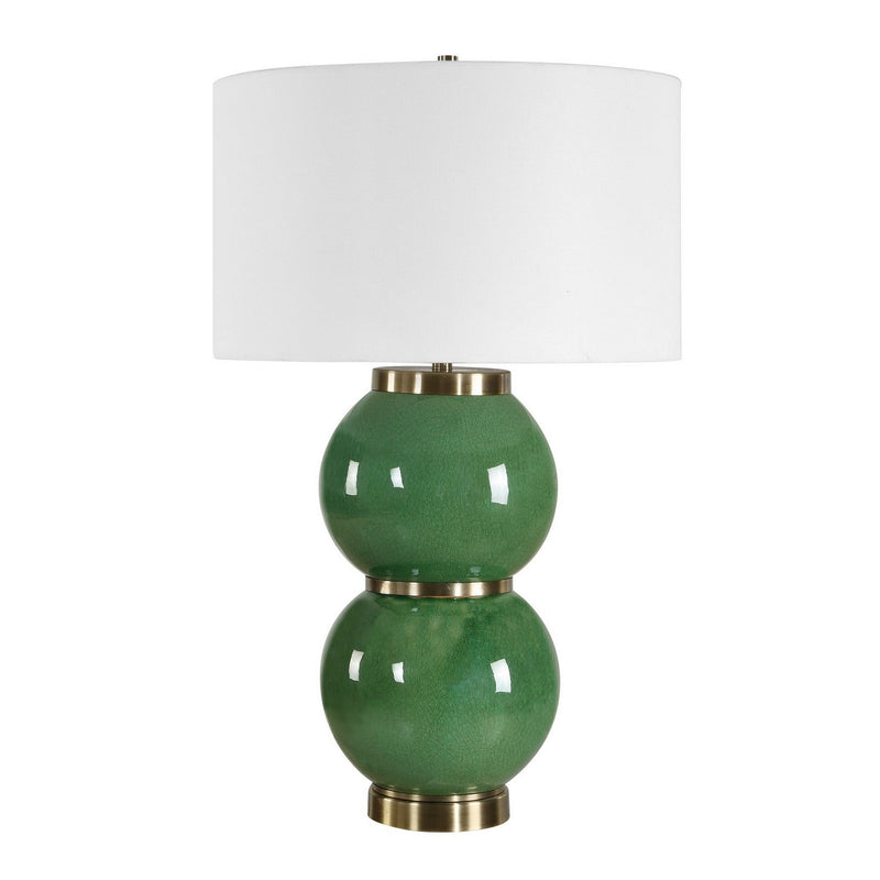 Uttermost 30595-1 One Light Table Lamp, Antique Brass