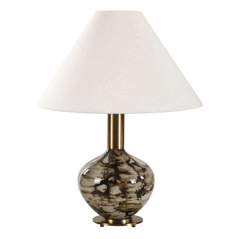 Uttermost 30597-1 One Light Table Lamp, Brass