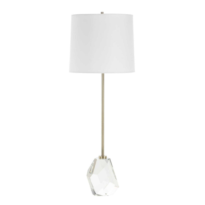 Uttermost 30615-1 One Light Buffet Lamp, Antique Brass
