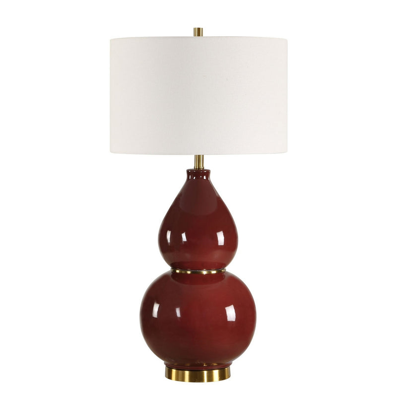Uttermost 30644-1 One Light Table Lamp, Antique Brass