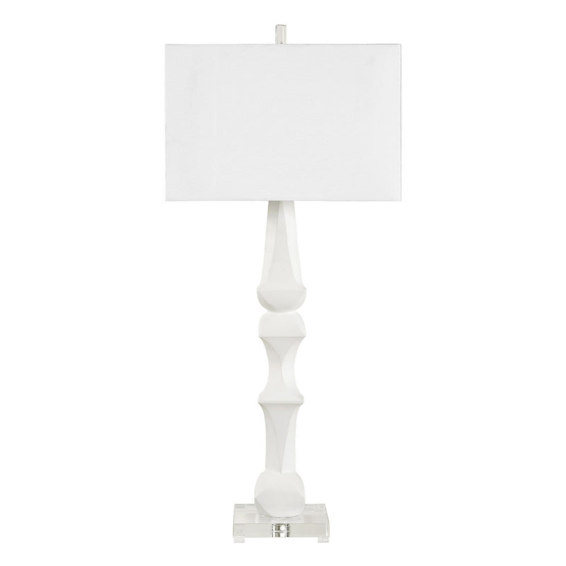 Uttermost 30648 One Light Table Lamp, Polished Nickel