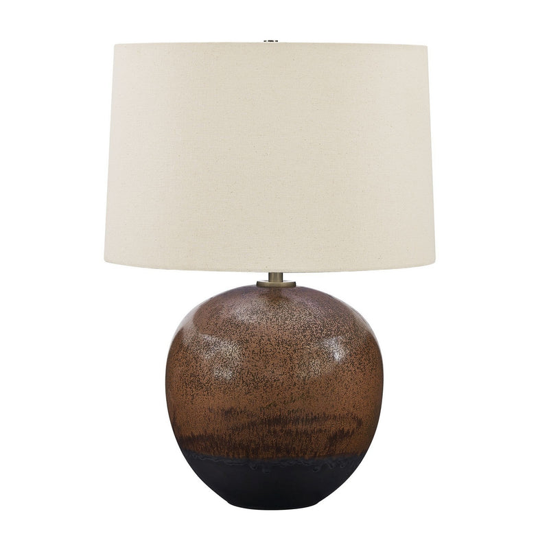 Uttermost 30654-1 One Light Table Lamp, Dark Bronze