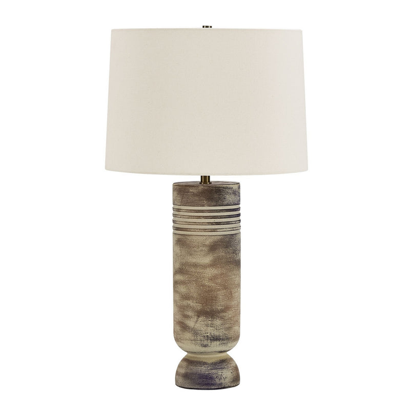 Uttermost 30657-1 One Light Table Lamp, Antique Brass