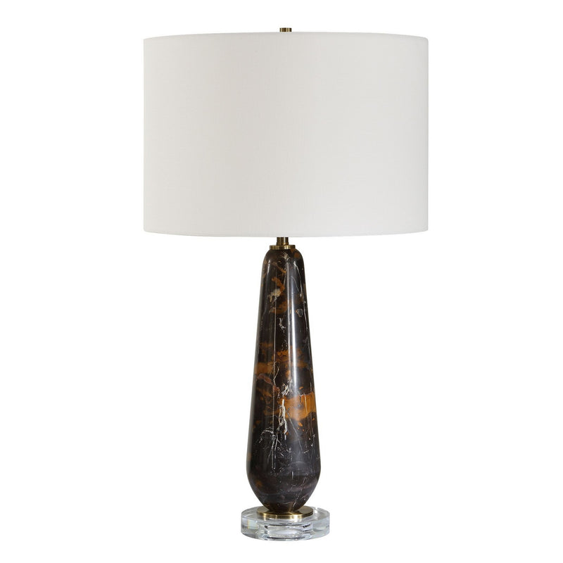 Uttermost 30670-1 One Light Table Lamp, Antique Brass