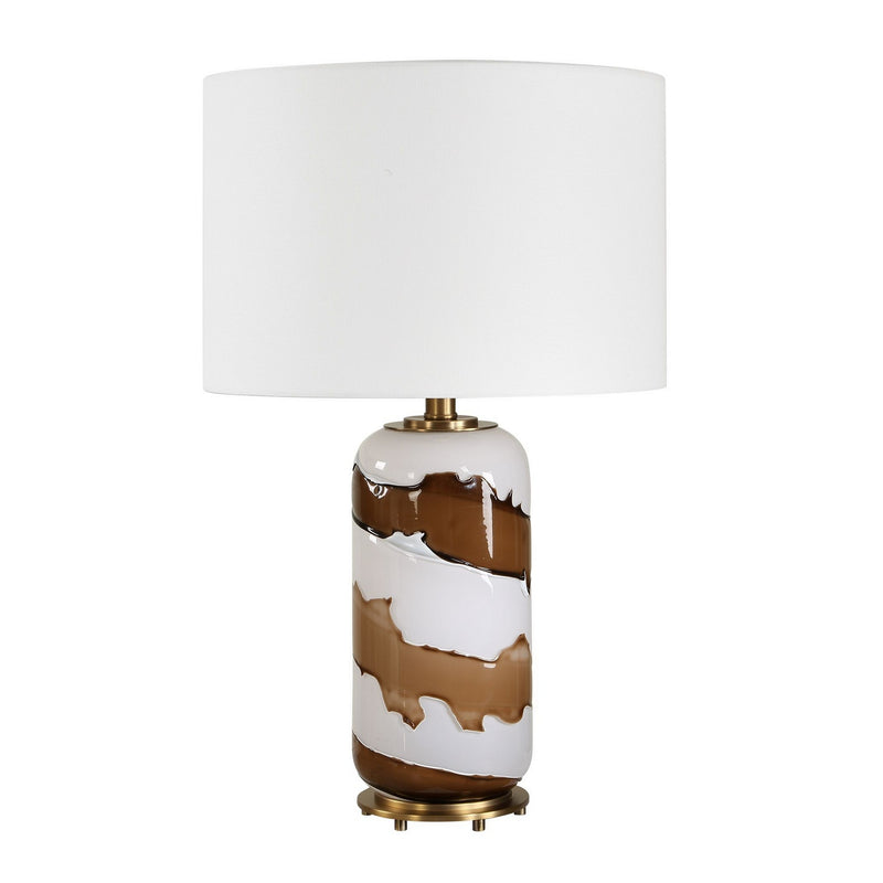 Uttermost 30672-1 One Light Table Lamp, Antique Brass