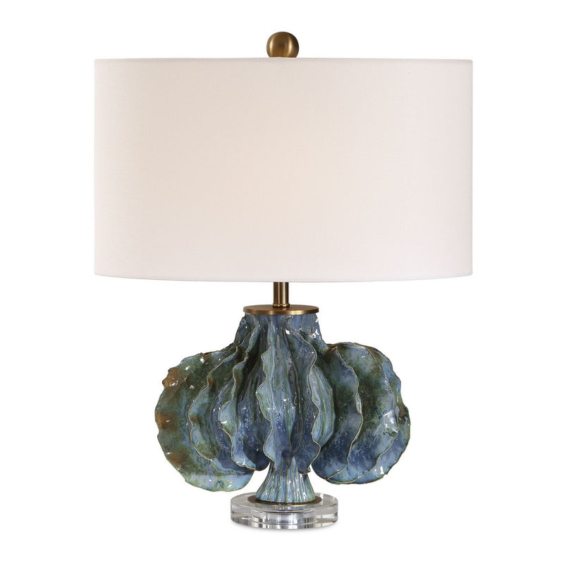 Uttermost 30674-1 One Light Table Lamp, Antique Brass