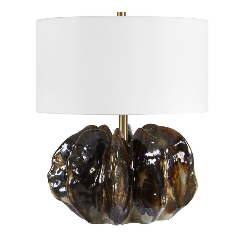 Uttermost 30677 One Light Table Lamp, Warm Bronze