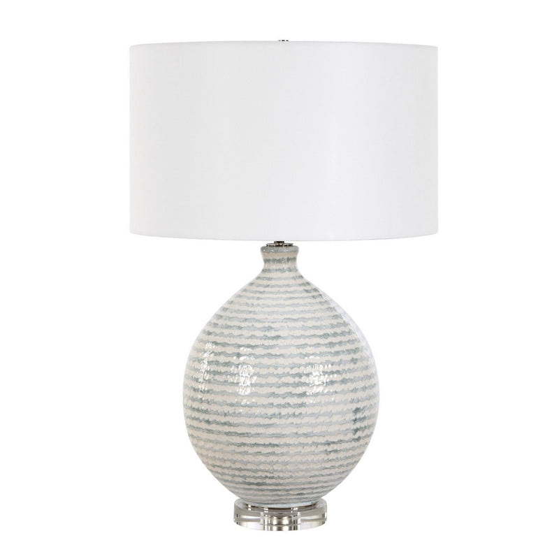 Uttermost 30680 One Light Table Lamp, Antique Brass