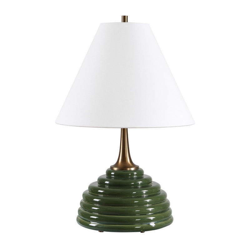 Uttermost 30681-1 One Light Table Lamp, Brass