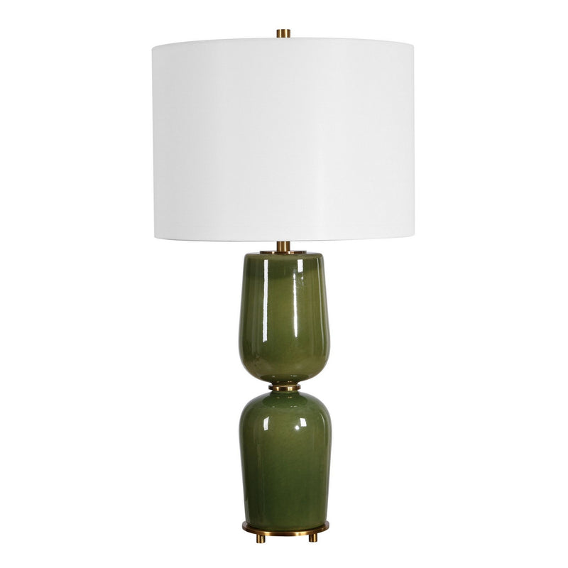 Uttermost 30682 One Light Table Lamp, Antique Brass
