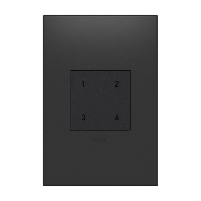 Legrand WNACB40G1 Wireless Smart Scene Controller with Netatmo, Graphite