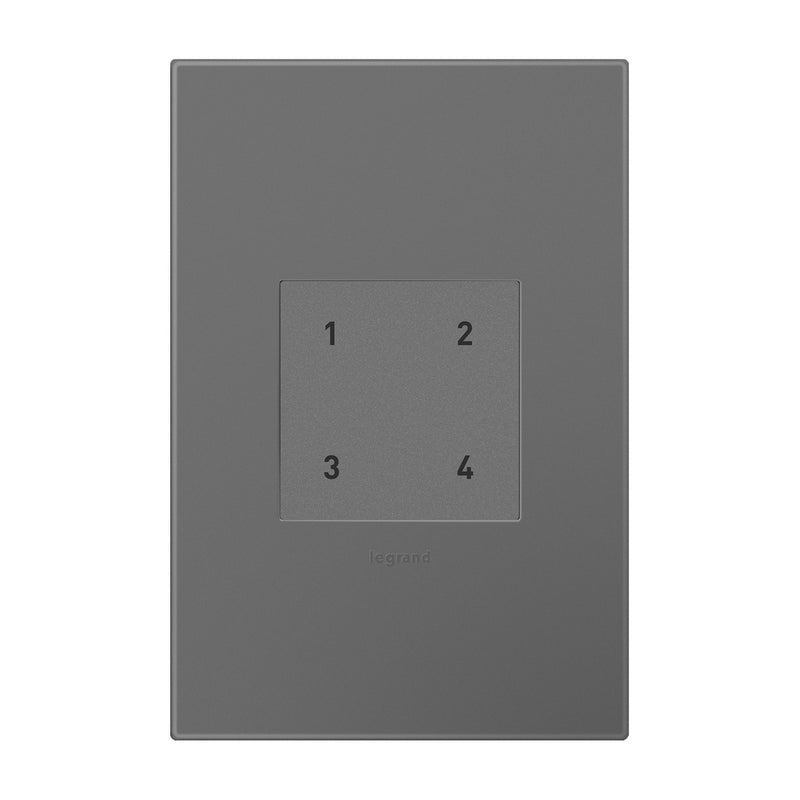 Legrand WNACB40M1 Wireless Smart Scene Controller with Netatmo, Magnesium