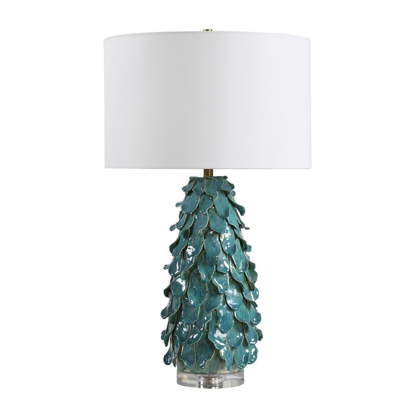 Uttermost 30683 One Light Table Lamp, Antique Brass