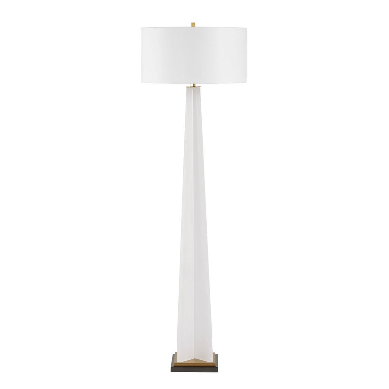 Uttermost 30684 One Light Floor Lamp, Antique Brass