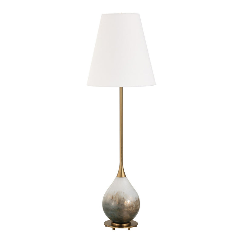 Uttermost 30687 One Light Buffet Lamp, Antique Brass