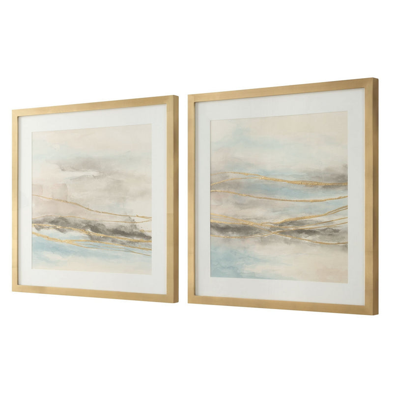 Uttermost 32461 Landscape Prints Set/2, Gold
