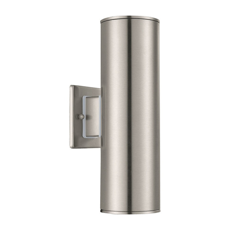 Eglo USA 200029A Two Light Outdoor Wall Mount, Stainless Steel