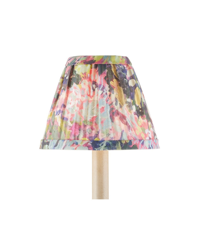 Currey and Company 0900-0047 Chandelier Shade, Magenta / Green / Blue