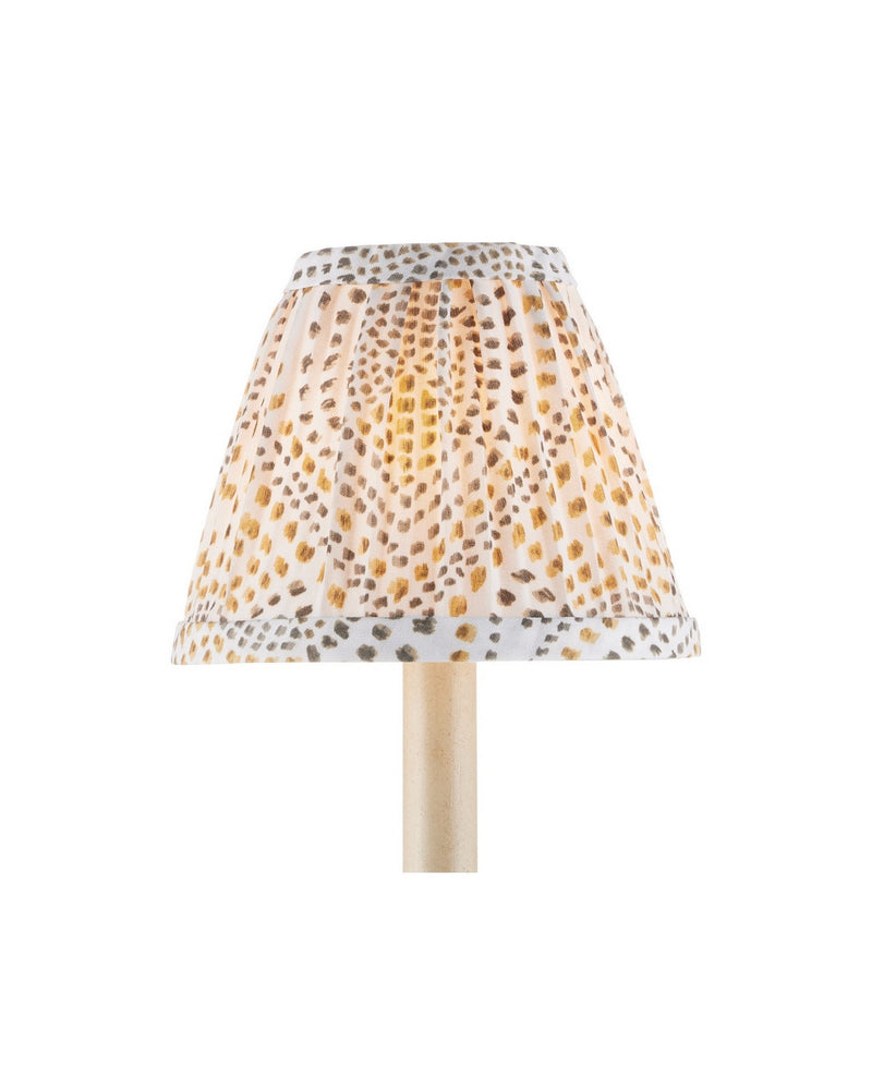 Currey and Company 0900-0049 Chandelier Shade, Gold / Brown / Ivory