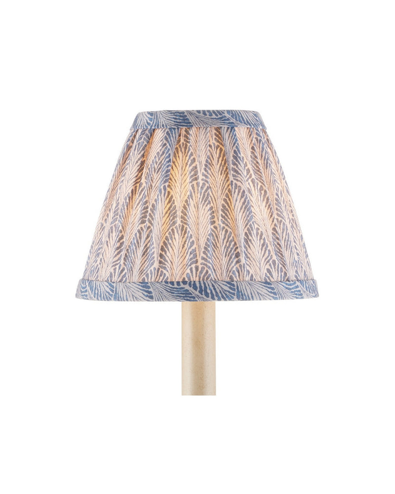 Currey and Company 0900-0051 Chandelier Shade, Blue / Ivory