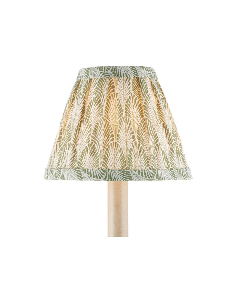 Currey and Company 0900-0052 Chandelier Shade, Green / Ivory