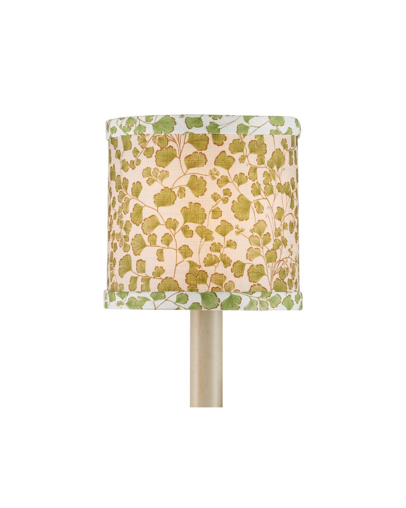 Currey and Company 0900-0057 Chandelier Shade, Green / Ivory