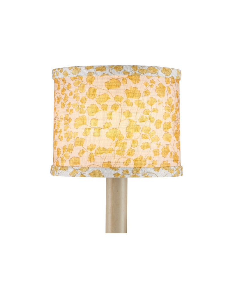 Currey and Company 0900-0058 Chandelier Shade, Yellow / Ivory