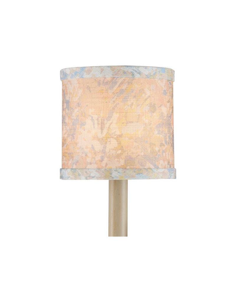 Currey and Company 0900-0060 Chandelier Shade, Pastel Blue / Pastel Pink / Ivory
