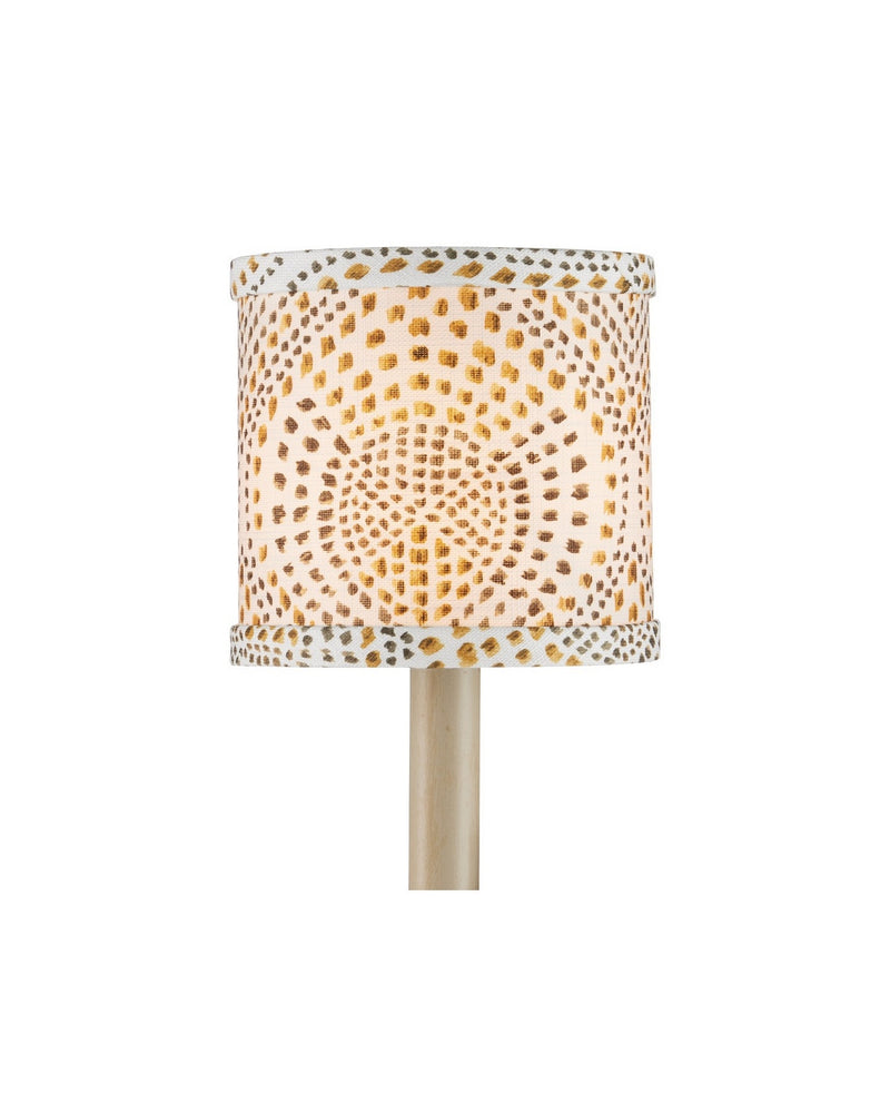 Currey and Company 0900-0062 Chandelier Shade, Gold / Brown / Ivory