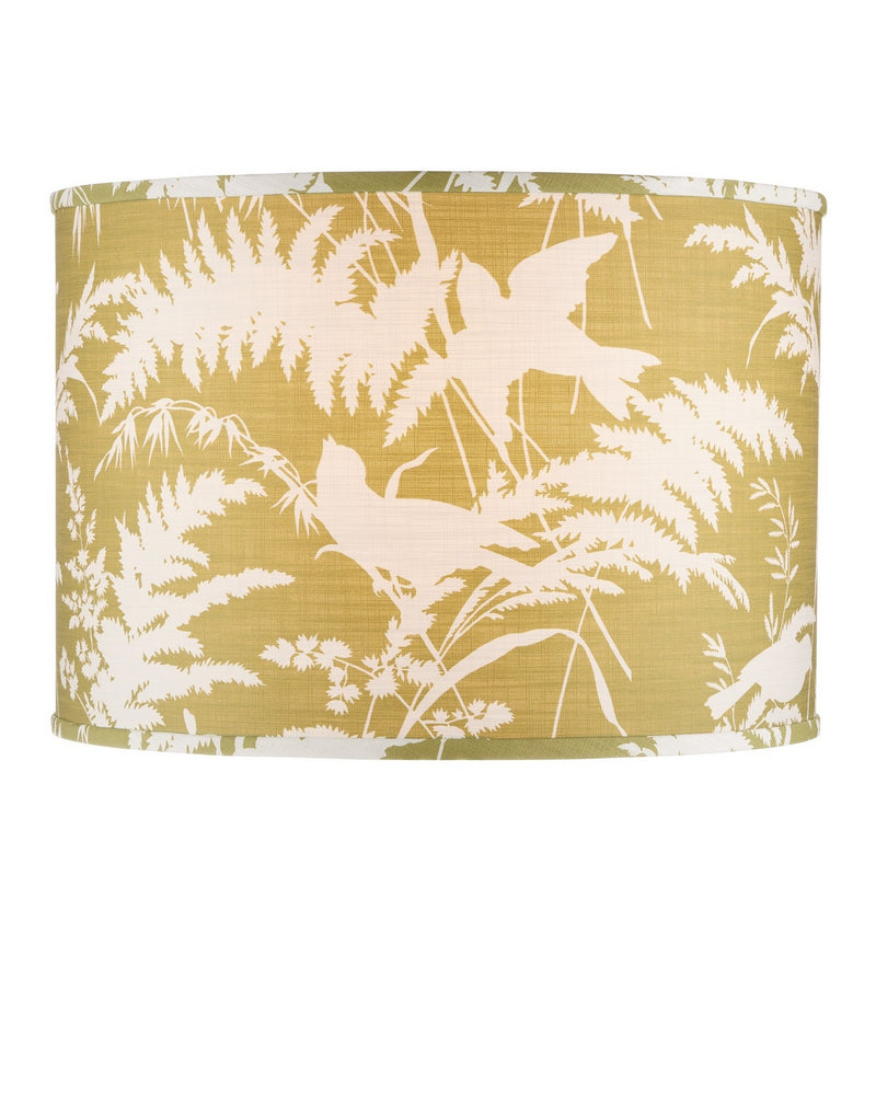 Currey and Company 0900-6007 Lamp Shade, Moss / Ivory