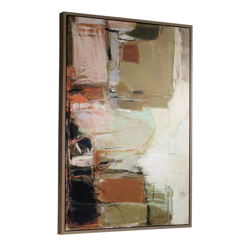 Uttermost 32495 Abstract Art, Light Oak