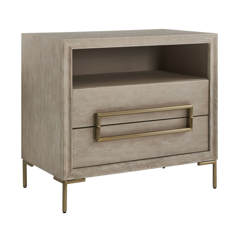 Uttermost 50316 Side Table, Brushed Brass