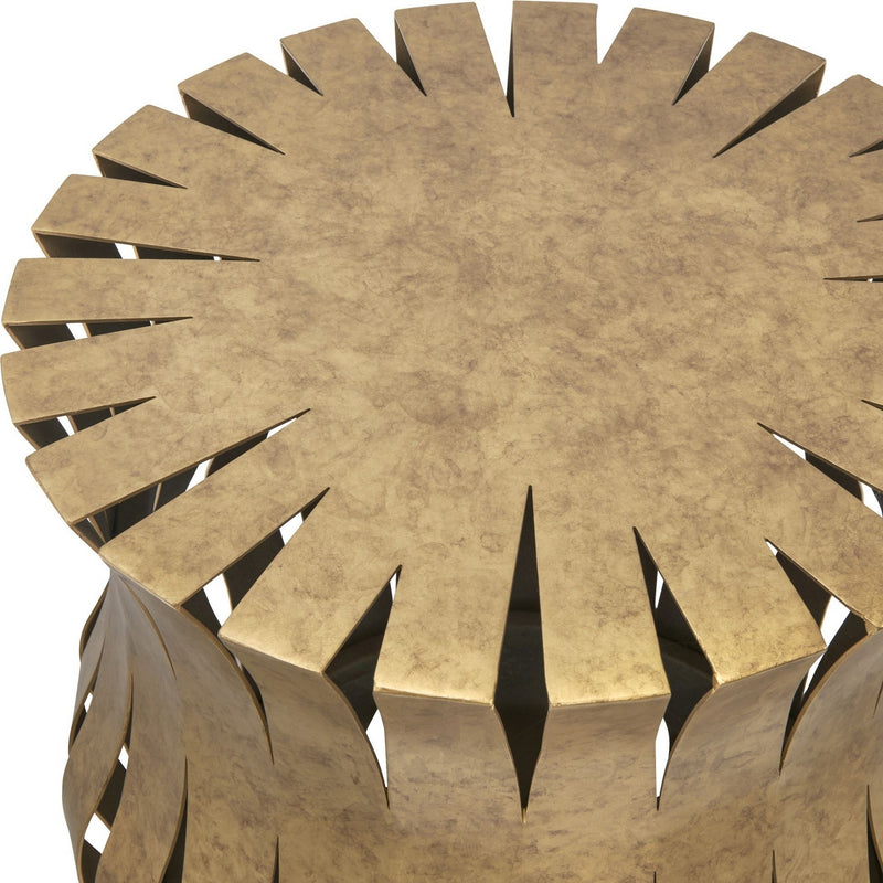 Uttermost 50319 Accent Table, Aged Gold