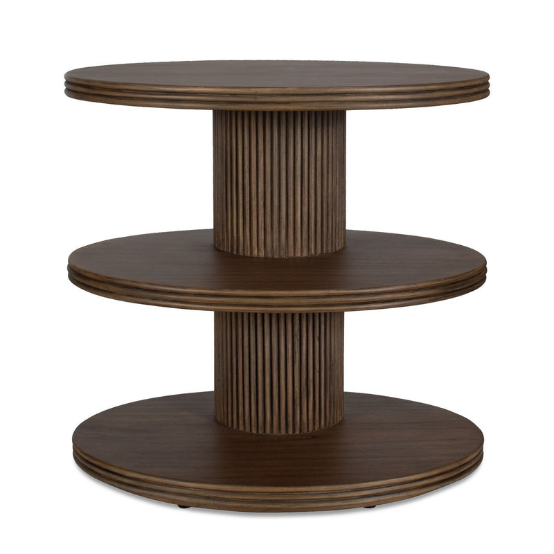 Uttermost 50320 Side Table, Dark Walnut