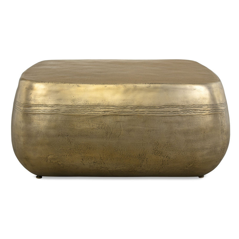 Uttermost 50332 Coffee Table, Aged Brass