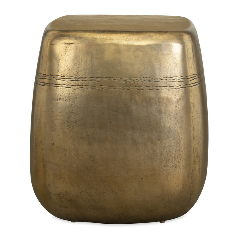 Uttermost 50333 Side Table, Aged Brass