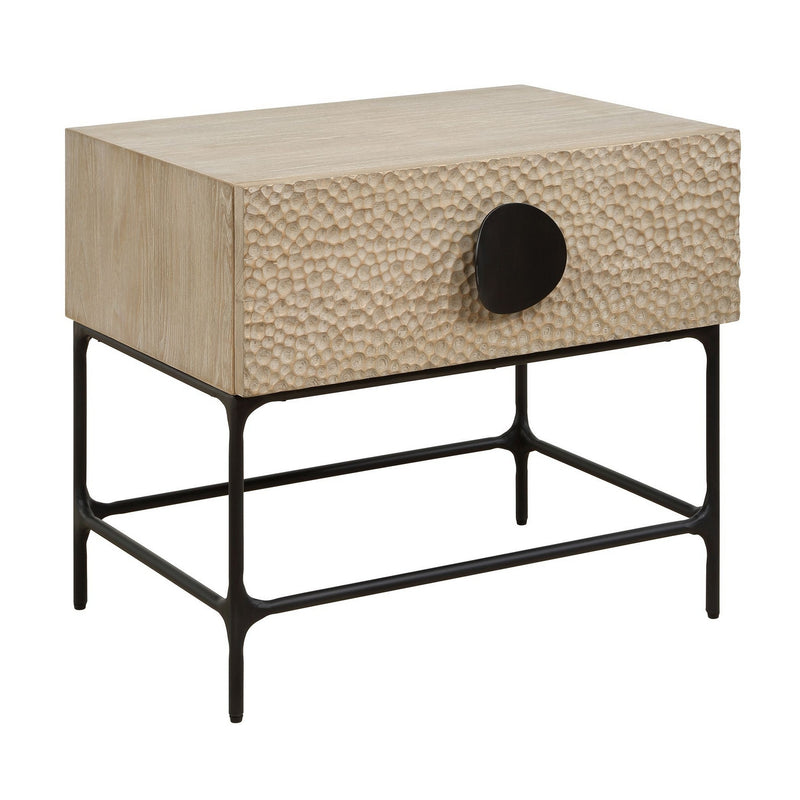 Uttermost 50357 Side Table, Solid Black