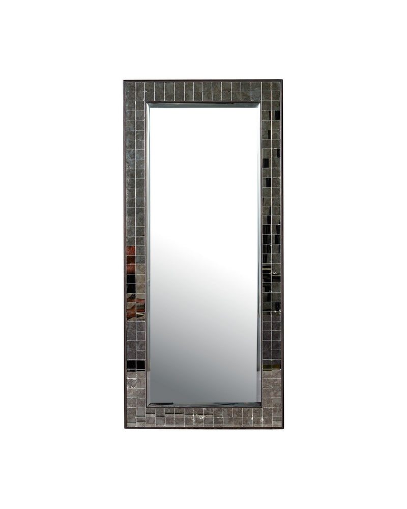 Currey and Company 1000-0167 Mirror, Ebony / Antique Mirror