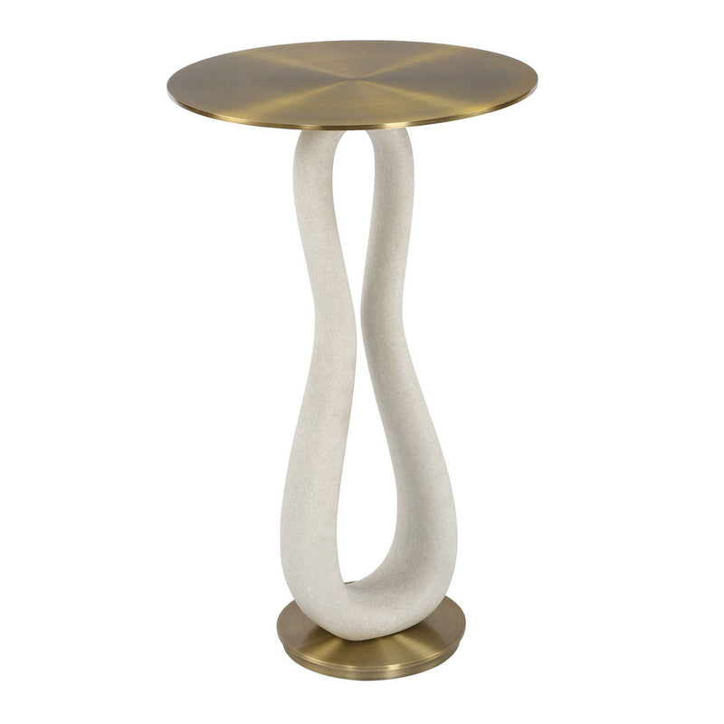 Uttermost 50363 Accent Table, Brass