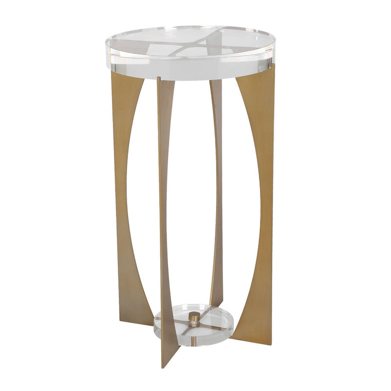 Uttermost 50368 Accent Table, Brass