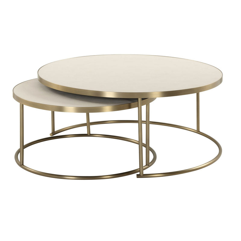 Uttermost 50370 Coffee Tables Set/2, Brass