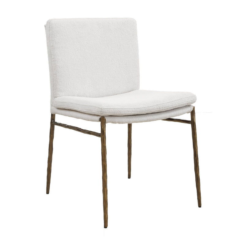 Uttermost 53060 Dining Chair, Aged Gold