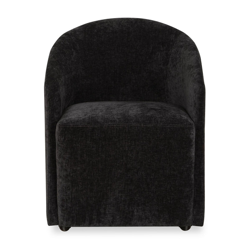 Uttermost 53068 Dining Chair, Charcoal Crosshatched